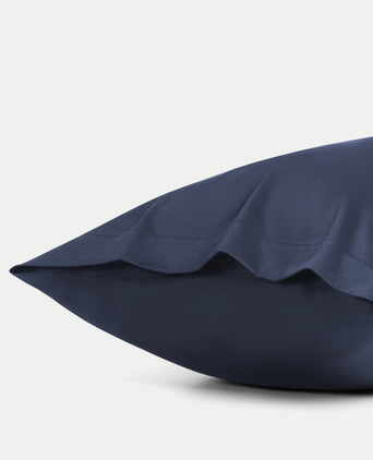 Duvet Cover Set & Fitted Sheet Sateen | Harbour Blue