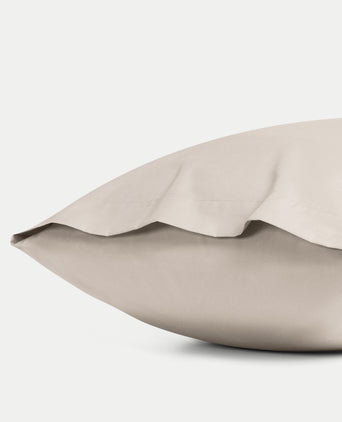 Duvet Cover Set & Fitted Sheet Percale | Latte