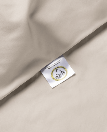 Set of 2 Pillowcases Egyptian Cotton Percale 400TC | Latte