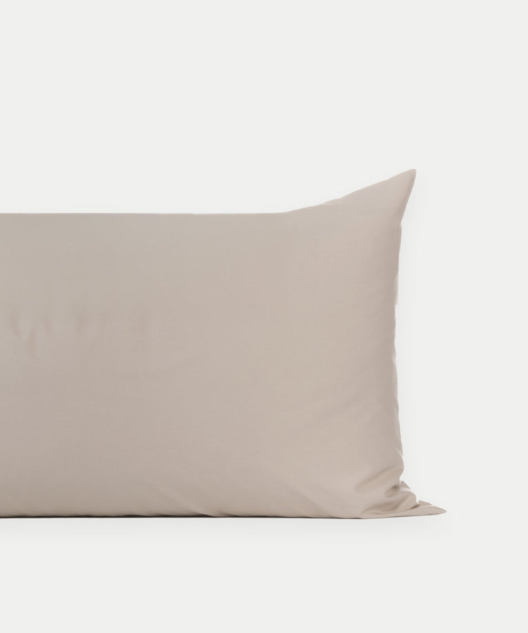 Set of 2 Pillowcases Egyptian Cotton Percale 400TC | Latte