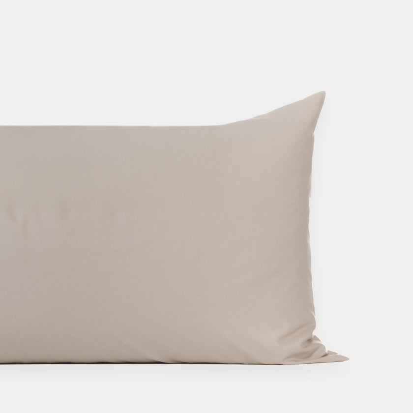 Set of 2 Pillowcases Egyptian Cotton Percale 400TC | Latte