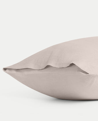 Set of 2 Pillowcases Washed Linen | Oat
