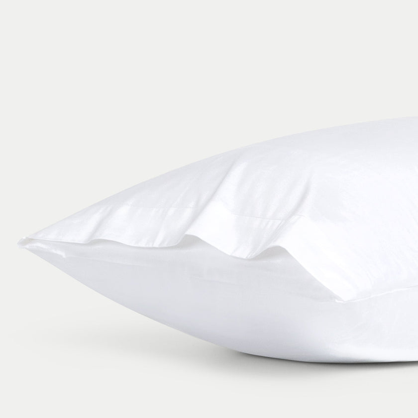 Set of 2 Pillowcases Hotel Okura Egyptian Cotton 600TC Sateen | White