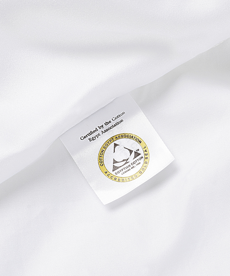 Set of 2 Pillowcases Hotel Okura Egyptian Cotton Sateen 600TC | White