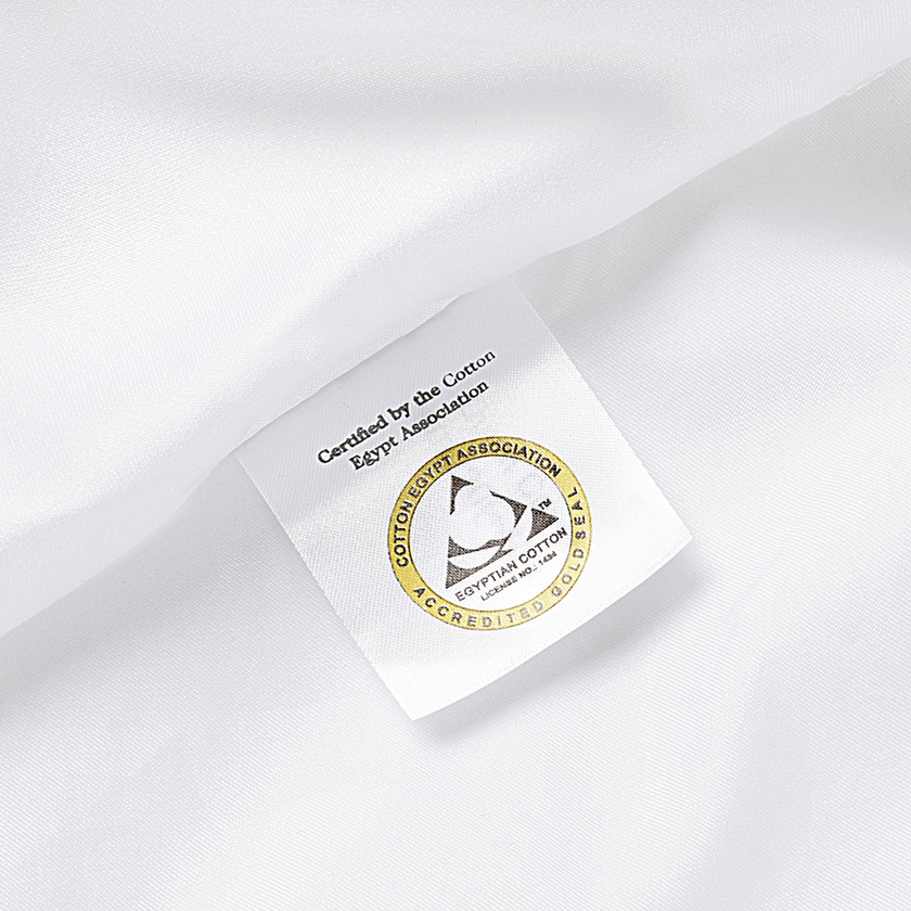 Duvet Cover Set + Fitted Sheet Egyptian Cotton Percale | Carmel White