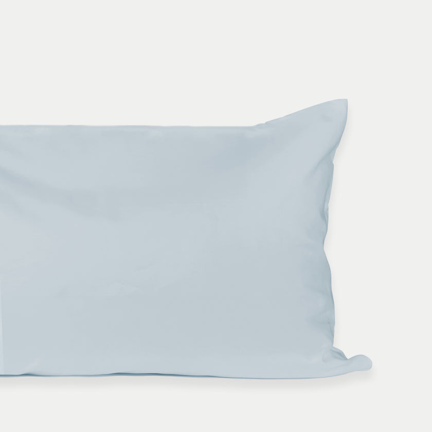 Pillowcase Egyptian Cotton Percale 400TC | Pastel Blue