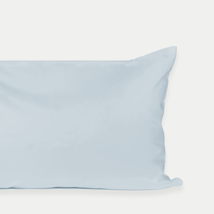 Pillowcase Egyptian Cotton Percale 400TC | Pastel Blue