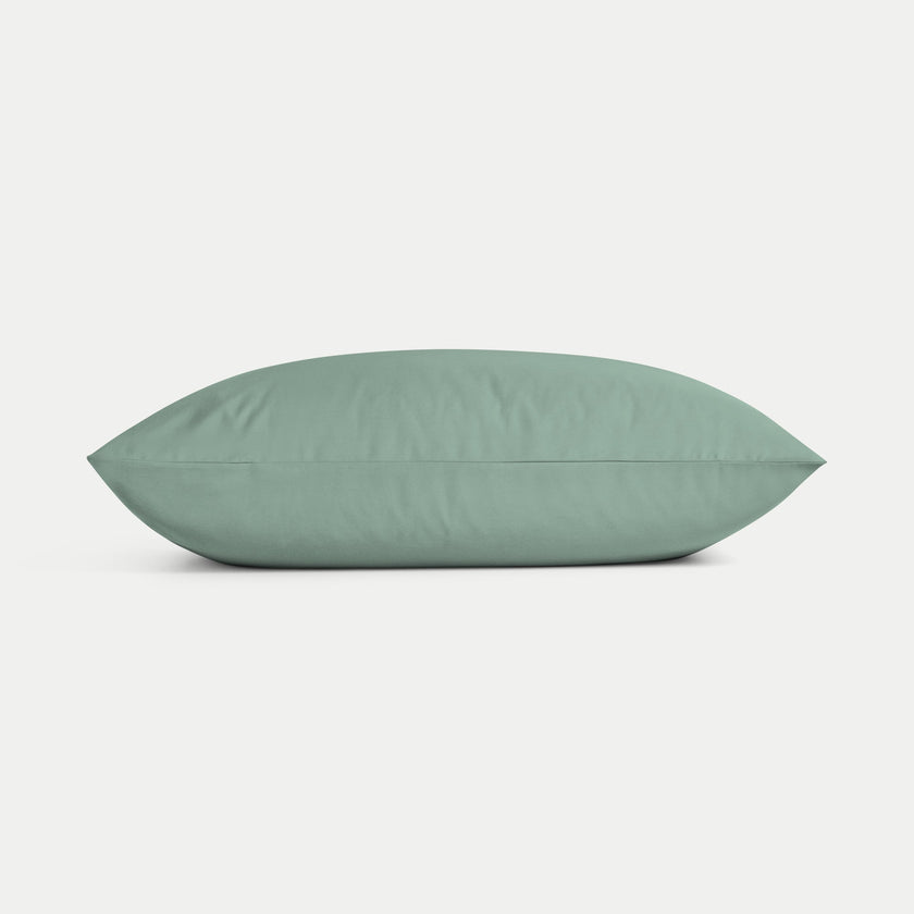 Kids Pillowcase Egyptian Cotton Sateen 400TC Sage Green - Petit Hôtel