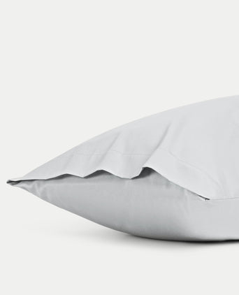 Set of 2 Pillowcases Egyptian Cotton Sateen 400TC | Silver Grey