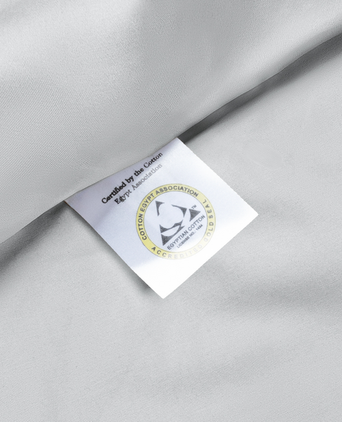 Pillowcase Egyptian Cotton Sateen 400TC | Silver Grey
