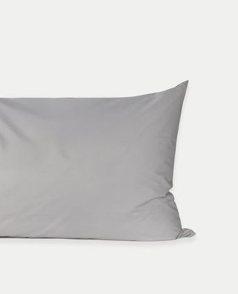 Pillowcase Egyptian Cotton Percale 400 TC | Silver Grey