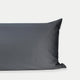 Set of 2 Pillowcases Egyptian Cotton Sateen 400TC | Stormy Grey