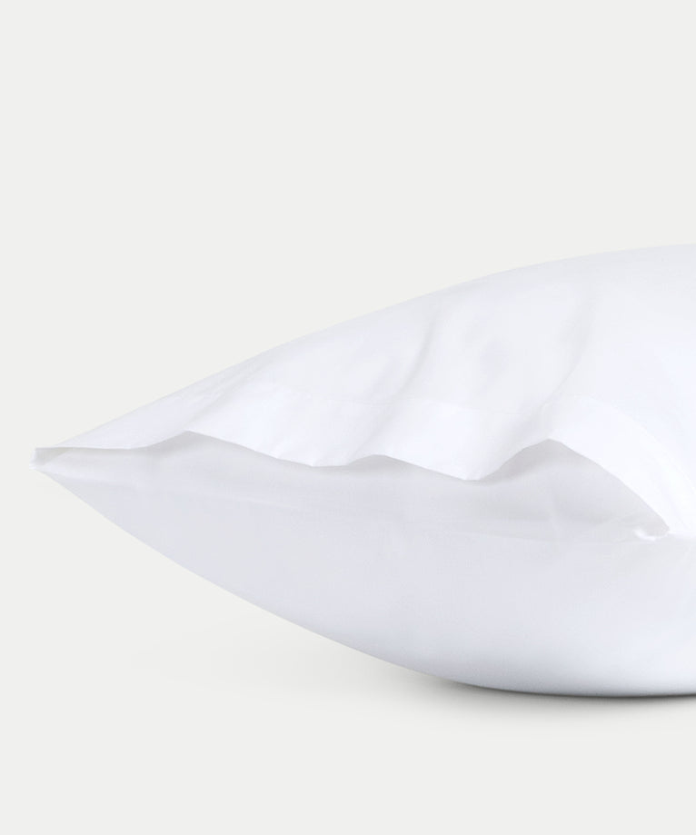 Set of 2 Pillowcases Egyptian Cotton Percale 400TC | White