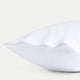 Set of 2 Pillowcases Egyptian Cotton Percale 400TC | White