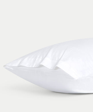 Set of 2 Pillowcases Egyptian Cotton Sateen 400TC | White