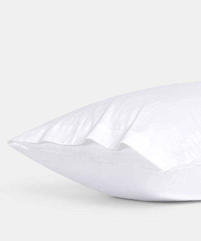 Set of 2 Pillowcases Egyptian Cotton Sateen 400TC | White