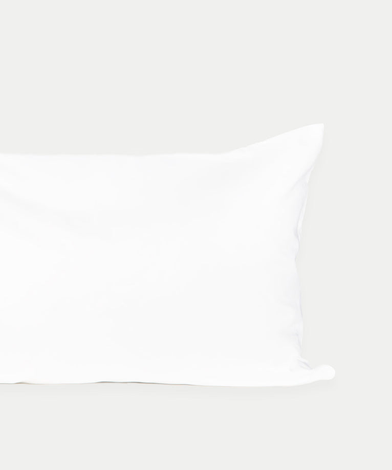 Set of 2 Pillowcases Egyptian Cotton Sateen 400TC | White