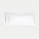 Set of 2 Pillowcases Washed Linen | White
