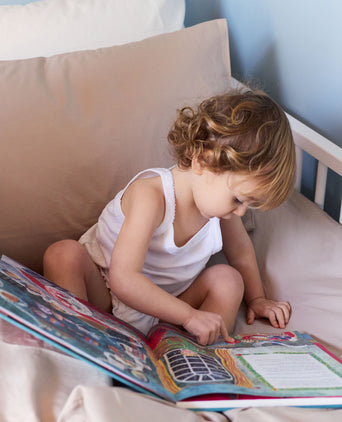 Kids Pillowcase Egyptian Cotton Percale 400TC Latte - Petit Hôtel