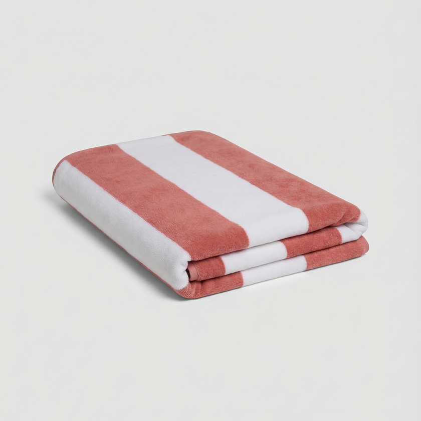 DOUXE Hotel Beach Towel Faded Coral 100x180 cm