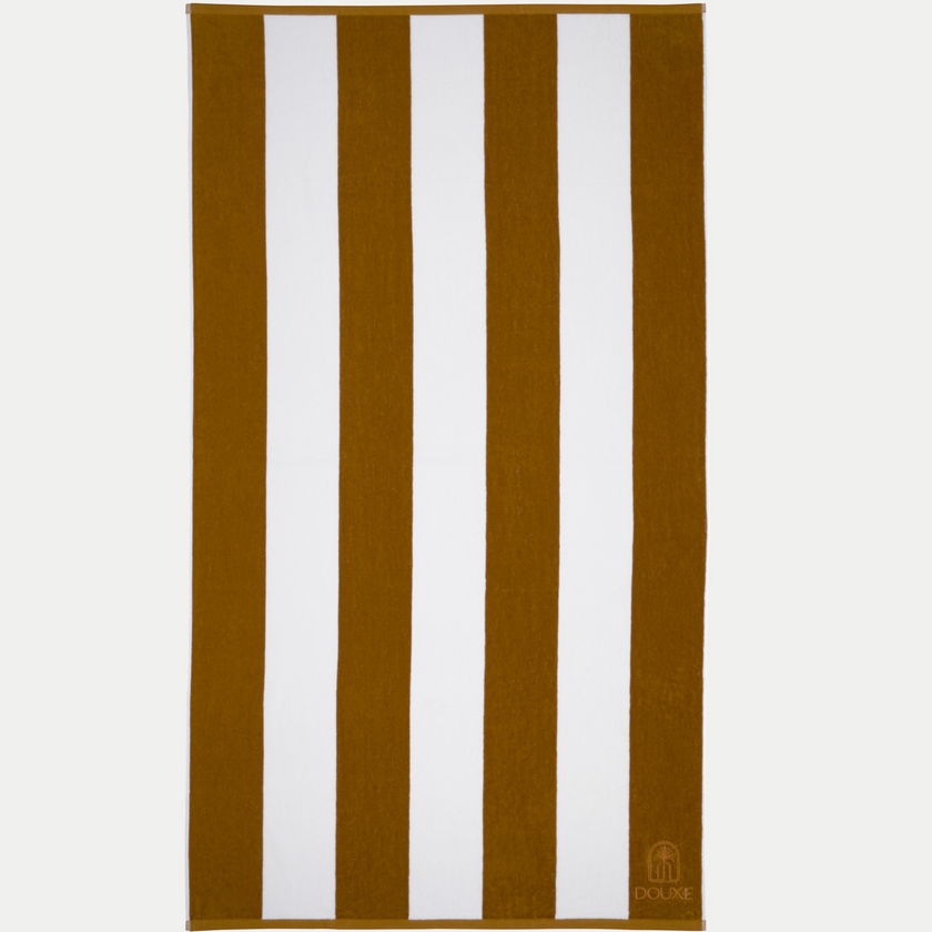DOUXE Hotel Beach Towel Mustard 100x180 cm