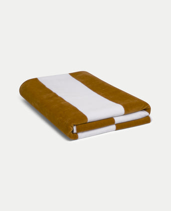 DOUXE Hotel Beach Towel Mustard 100x180 cm