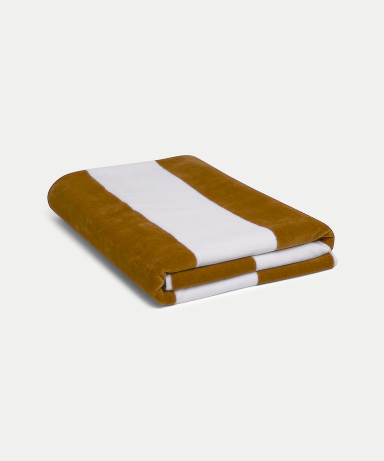 DOUXE Hotel Beach Towel Mustard 100x180 cm