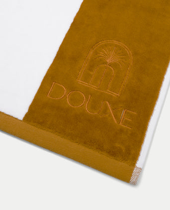 DOUXE Hotel Beach Towel Mustard 100x180 cm