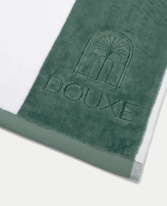 DOUXE Hotel Beach Towel Sage Green 100x180 cm