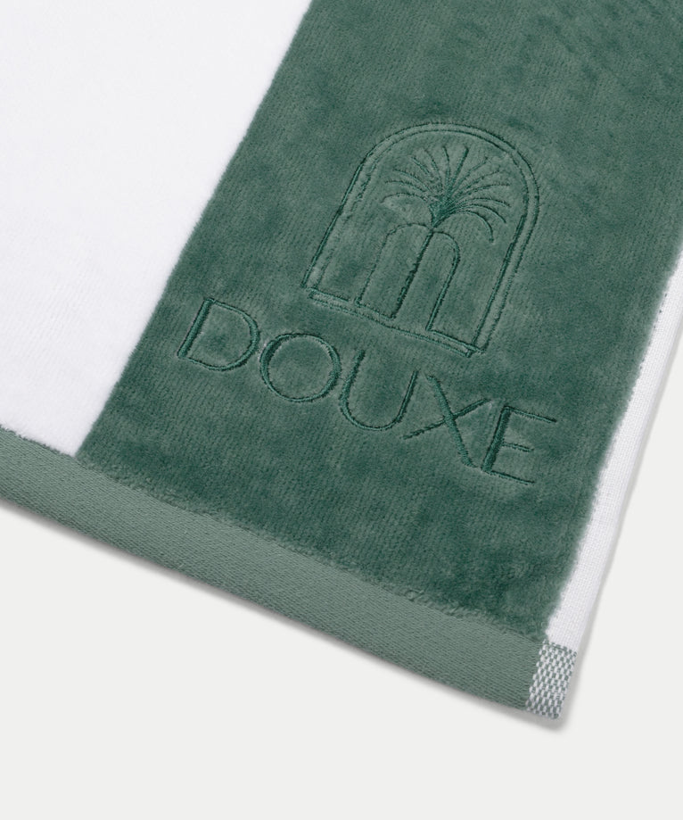 DOUXE Hotel Beach Towel Sage Green 100x180 cm