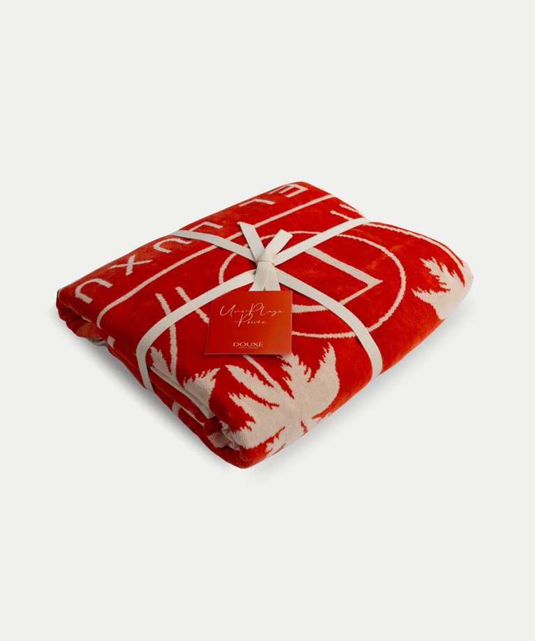Hotel beach towel Tremezzo Orange