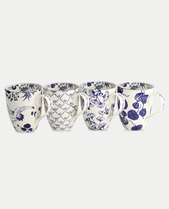 Tokyo Design Studio – Flora Japonica Mug Set (4-piece)