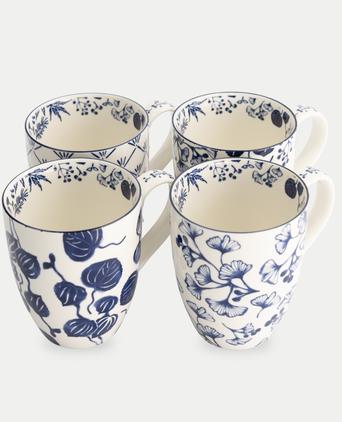 Tokyo Design Studio – Flora Japonica Mug Set (4-piece)