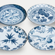 Tokyo Design Studio – Flora Japonica Plate Set (4-piece)