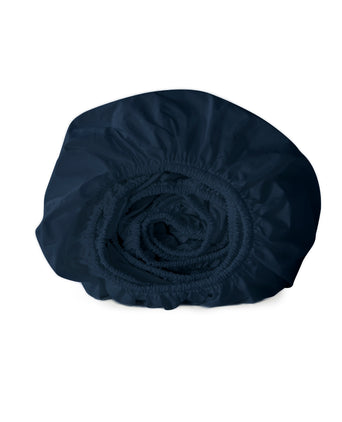 Hoeslaken Egyptisch katoen Satijn 400TC | Harbour Blue | Outlet