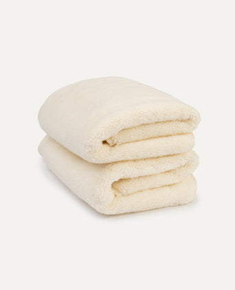 Guest towel zero-twist cotton 40x60 cm (2 pcs) | Cream