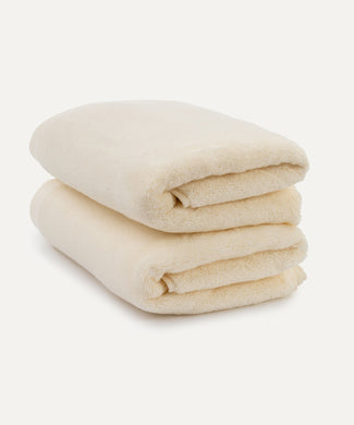 Towel zero-twist cotton 50x100 cm (2 pcs) | Cream