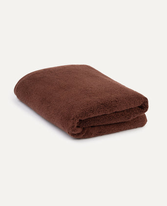 Towel zero-twist cotton 70x140 cm | Chestnut