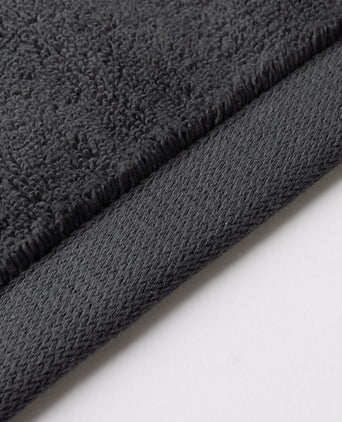 Towel zero-twist cotton 50x100 cm (2 pcs) | Anthracite