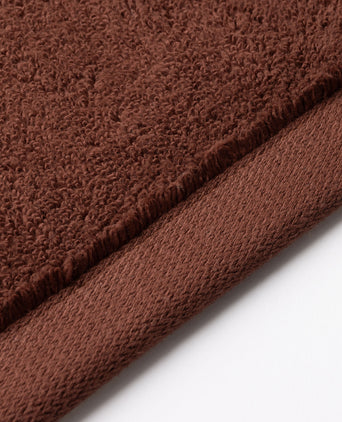 Towel zero-twist cotton 50x100 cm (2 pcs) | Chestnut