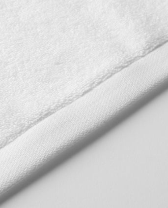 2x Zero-Twist Cotton Towels 70x140 cm | White