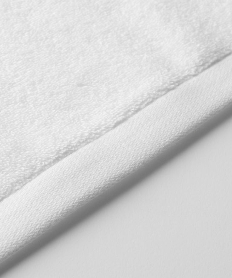 2x Zero-Twist Cotton Towels 70x140 cm | White