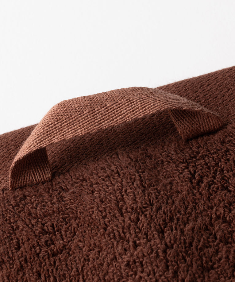 Towel zero-twist cotton 100x150 cm | Chestnut