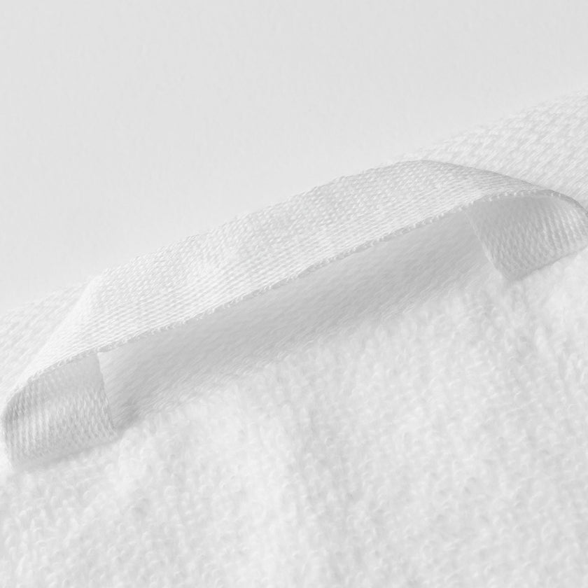 2x Zero-Twist Cotton Towels 70x140 cm | White