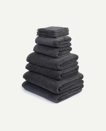 Towel set Spa Complete (10 pcs) | Anthracite