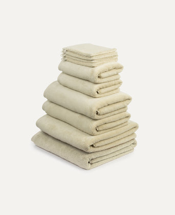 Towel set Spa Complete (10 pcs) | Pebble Beach