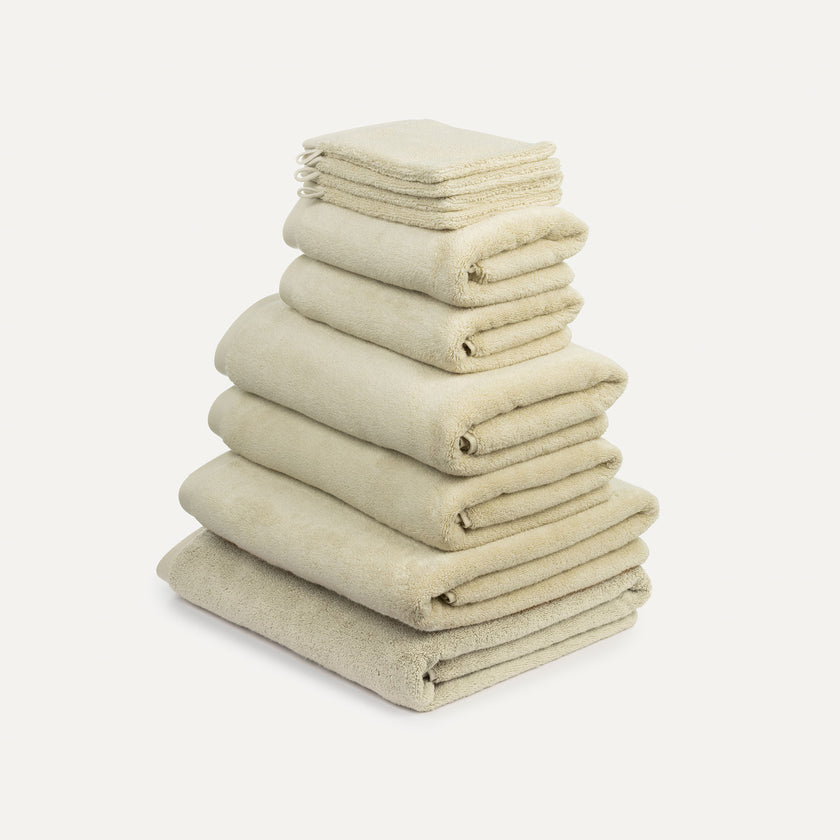 Towel set Spa Complete (10 pcs) | Pebble Beach