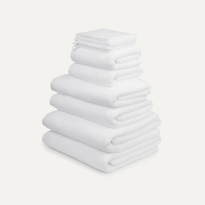 Towel set Spa Complete (10 pcs) | White