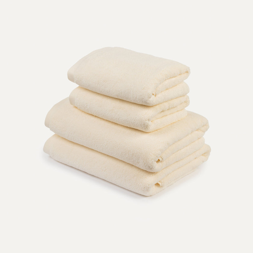 Towel set Essential (4 pcs) | Cream