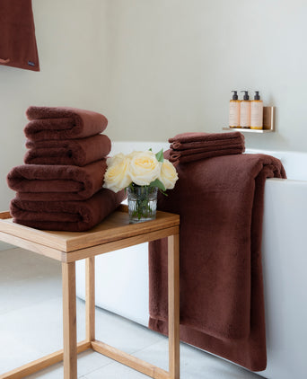 Towel set Spa Complete (10 pcs) | Chestnut